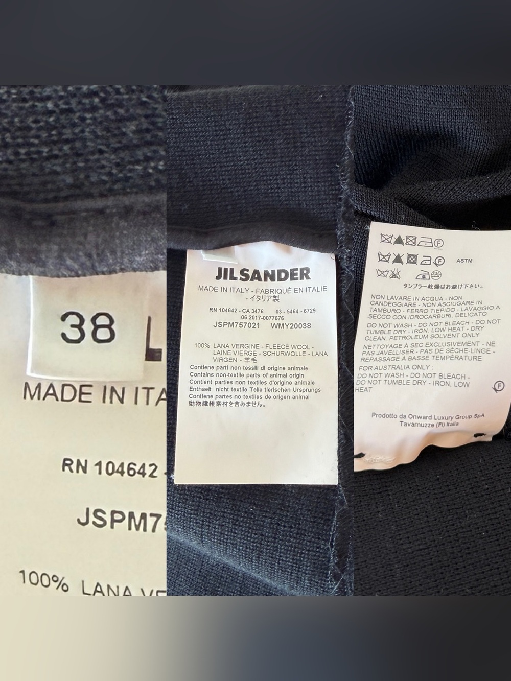 JIL SANDER Knit Wool Double Breasted Jacket Blazer Minimalist Quiet Luxury Chic - Picture 14 of 17